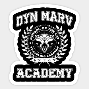 Dyn Marv Academy Cat School Sticker